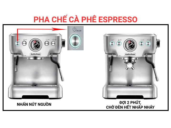 Máy pha cà phê Espresso Kahchan EP9149