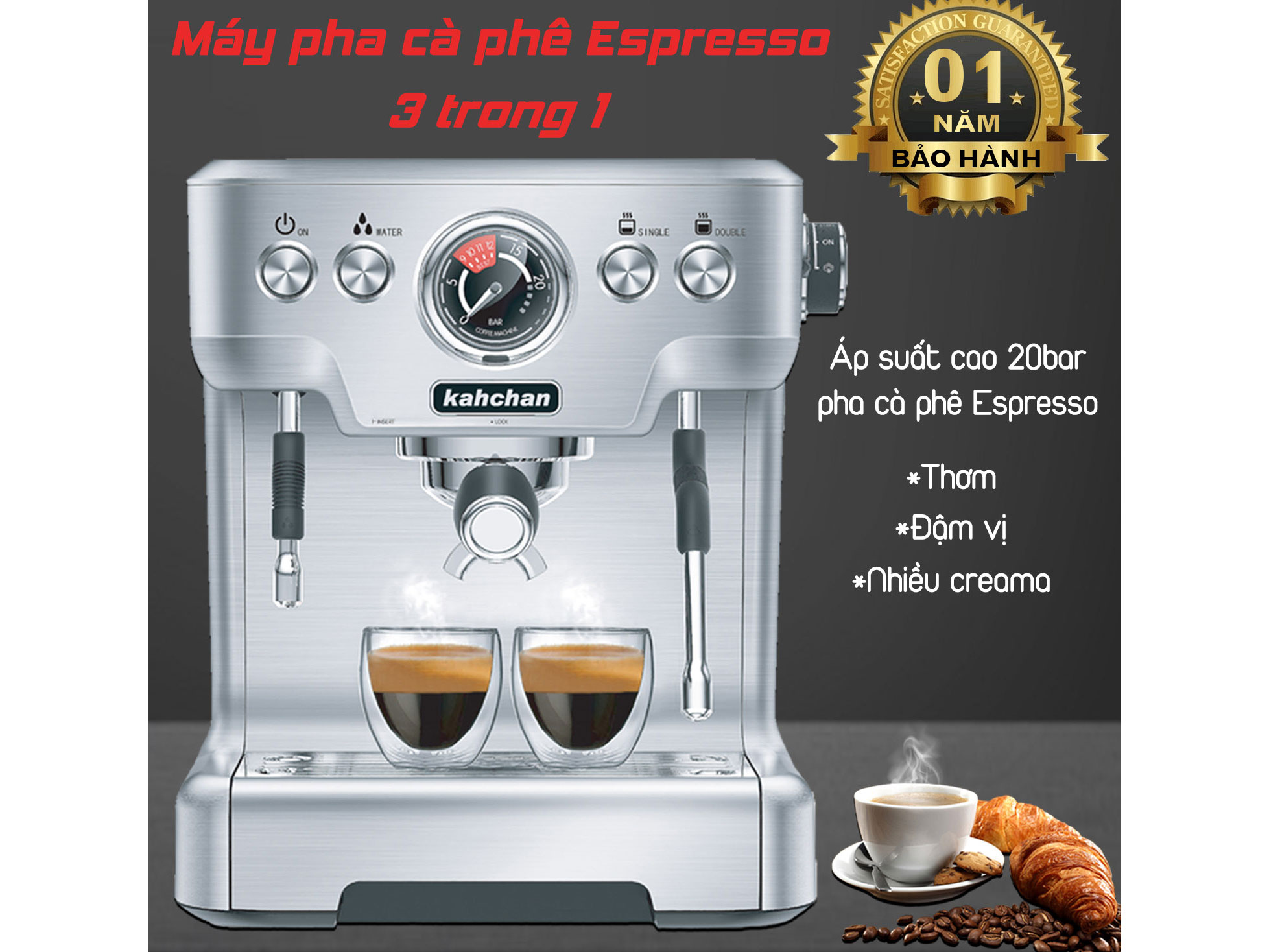 Máy pha cà phê Espresso Kahchan EP9149