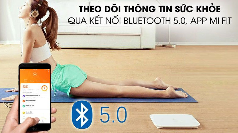 Cân sức khoẻ Xiaomi Smart kết nối bluetooth 5.0