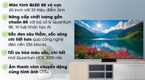 Tivi QLED Samsung 8K 65 inch QA65Q950TSKXXV