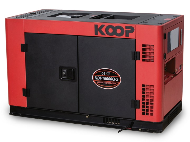 Máy phát điện chạy dầu Koop KDF16000Q 15 KVA, 3 pha