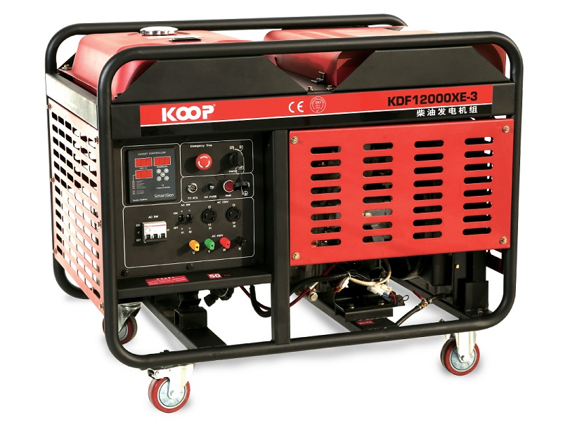 Máy phát điện chạy dầu 10KW Koop KDF12000XE 3 pha