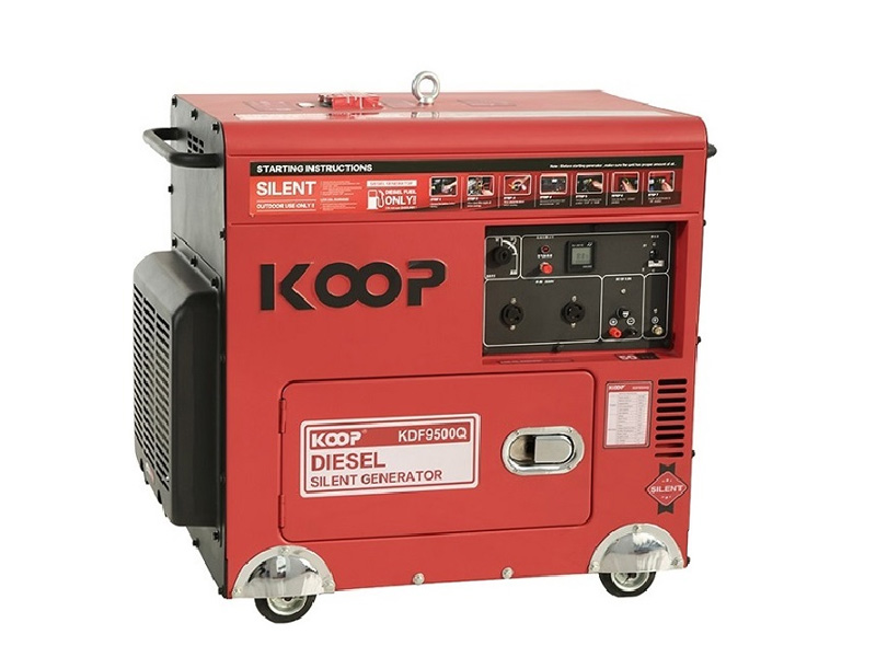 Máy phát điện chạy dầu 7Kw Koop KDF9500Q