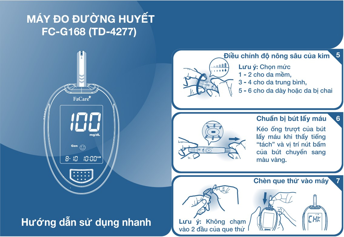 Máy đo đường huyết Bluetooth 