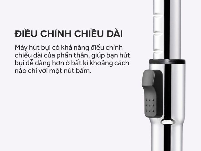 Điều chỉnh chiều dài thân máy