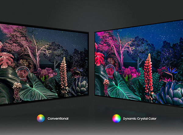 Smart Tivi Samsung 4K 50 inch UA50AU8000KXXV ứng dụng công nghệ Dynamic Crystal Color 