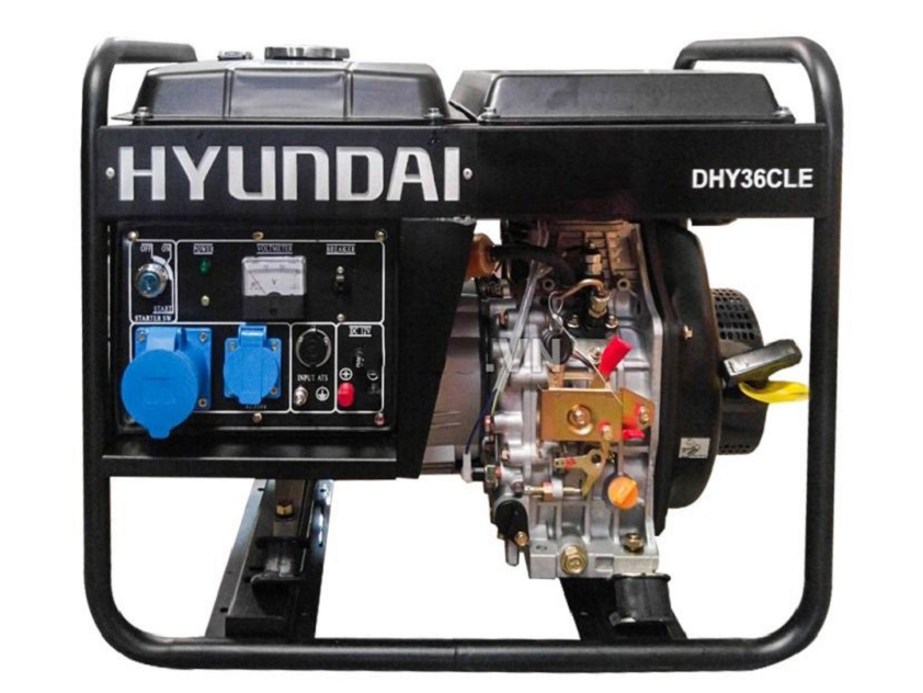 Máy phát điện chạy dầu Hyundai DHY36CLE (2.7KW - 3KW)