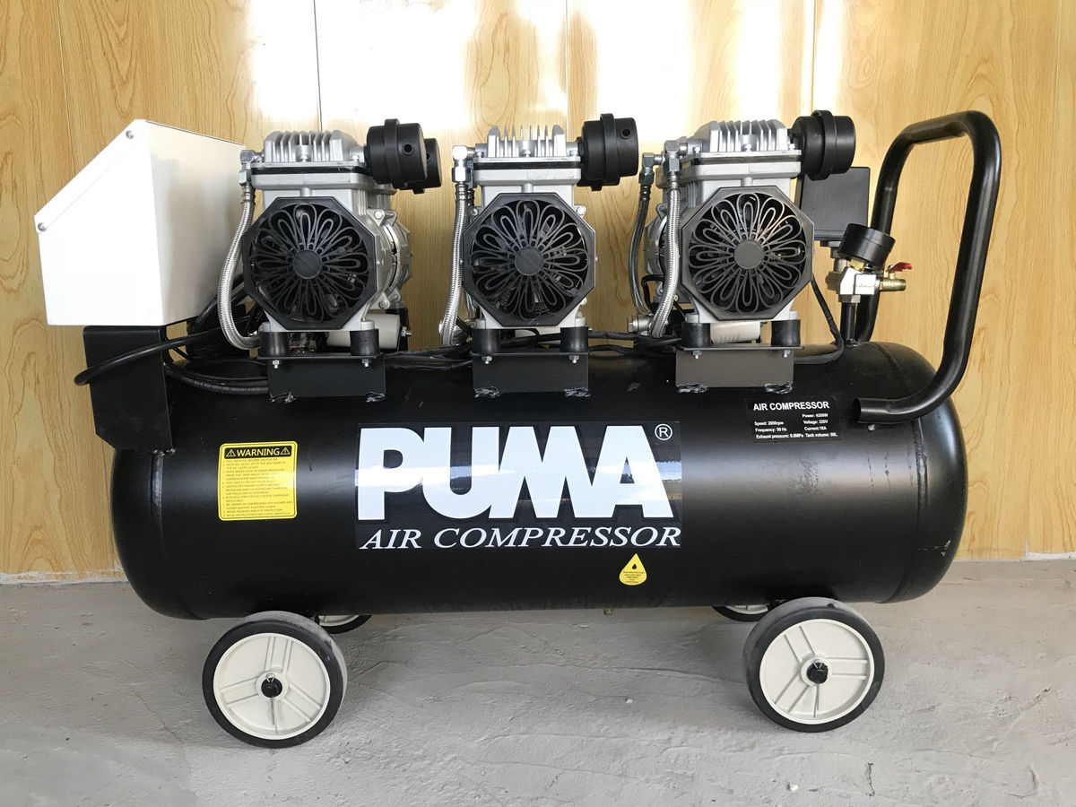 Máy nén khí không dầu Puma OFF1500x3 (9HP, 90 lít) Máy nén khí không dầu Puma OFF1500x3 (9HP, 90 lít)
