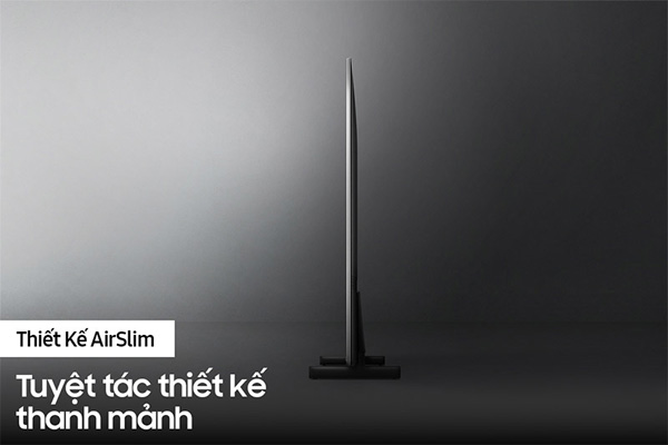 Tivi Samsung 4K 50 inch UA50AU8000KXXV thiết kế AirSlim thanh mảnh