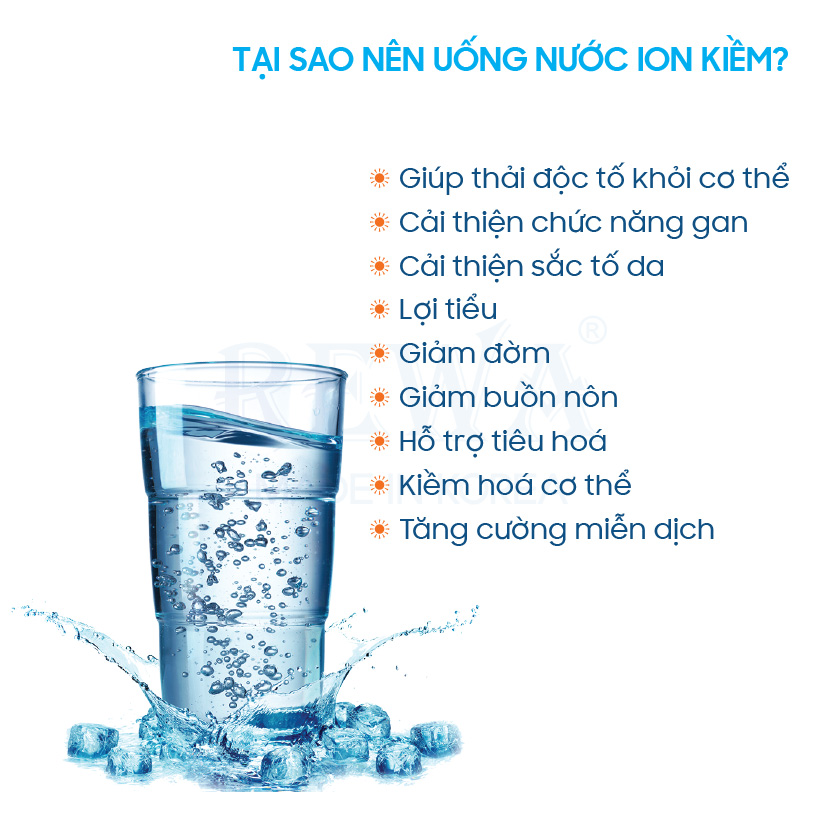 Tác dụng có lợi của nước ion kiềm