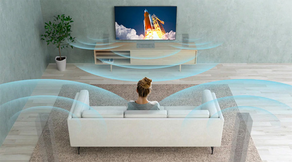 Hệ thống âm thanh nổi đa chiều của Android Tivi Sony 4K 75 inch KD-75X86J (Mới 2021)