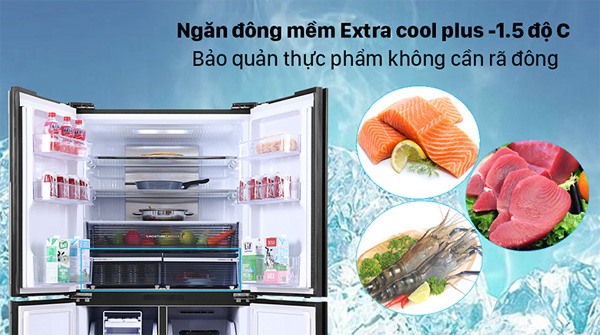 Tủ lạnh Sharp Inverter 525 lít SJ-FX600V-SL Mới 2021