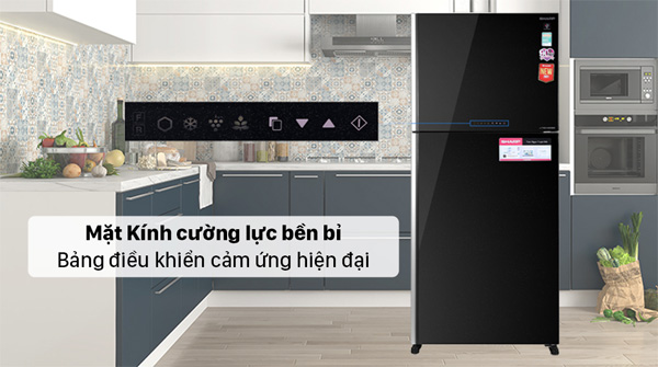 Tủ lạnh Sharp SJ-XP620PG-BK