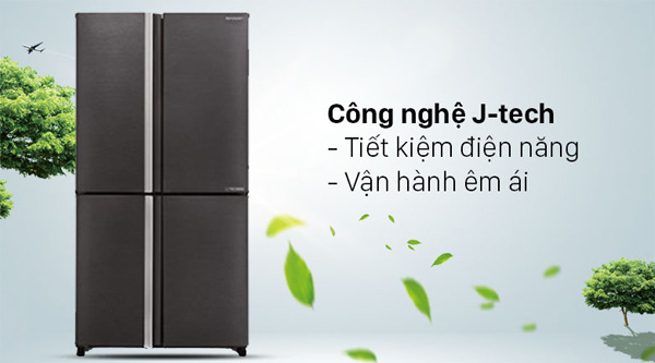 Tủ lạnh Sharp SJ-FX640V-SL