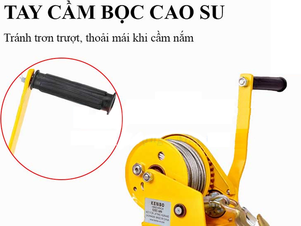 Tay cầm bọc cao su chống trơn trượt