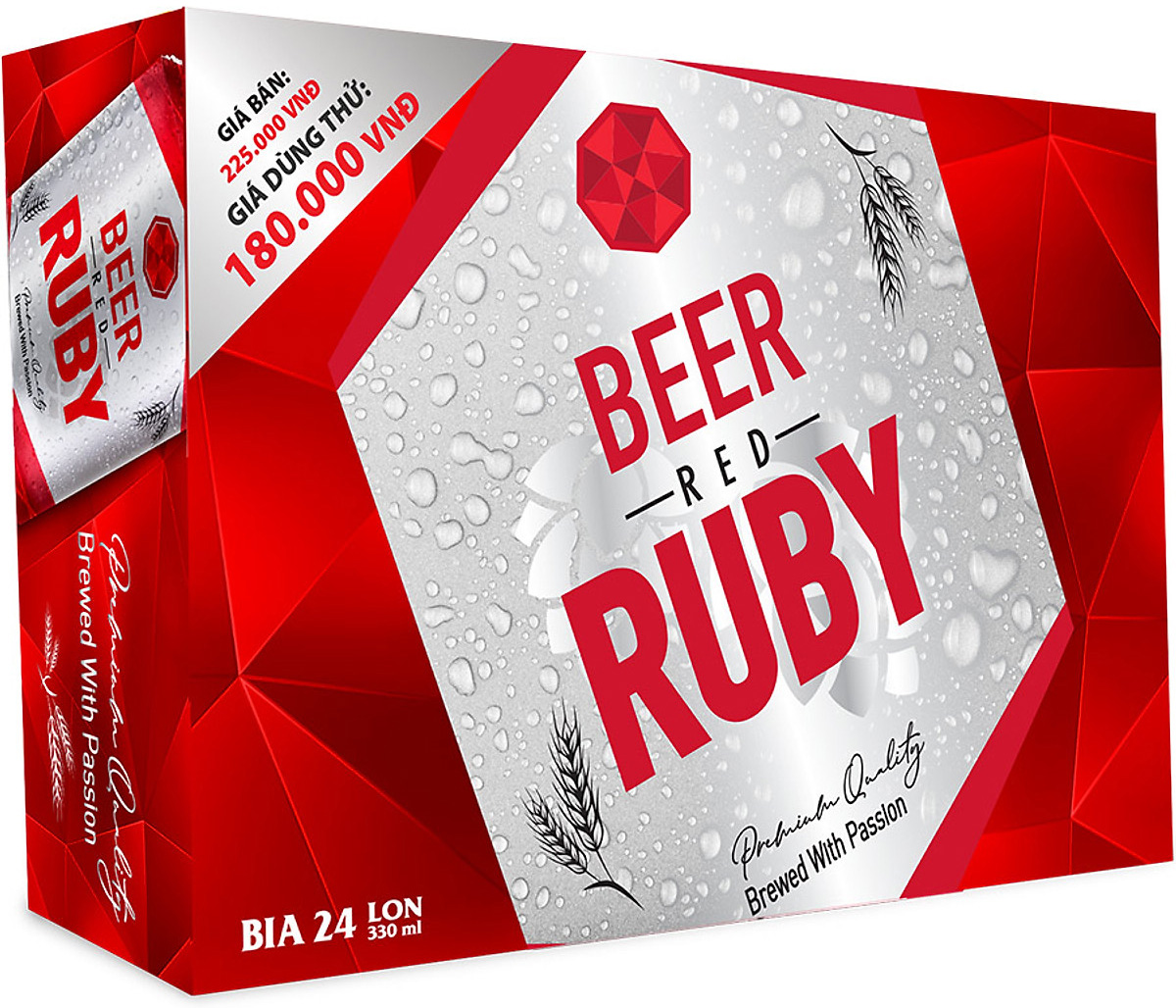 Bia Red Ruby - Thưởng thức hương vị đặc biệt của Bia Red Ruby. Với màu đỏ thuần khiết và vị độc đáo, Bia Red Ruby sẽ mang lại cho bạn một cảm giác thật sự khác biệt khi thưởng thức.