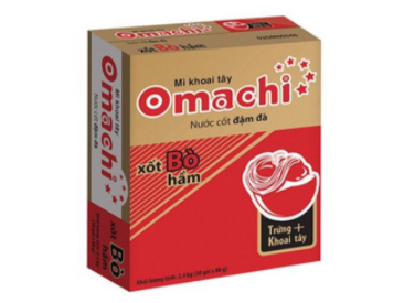  Thùng 30 gói mì Omachi xốt bò hầm (80gr/Gói)