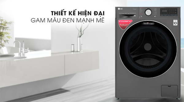 Máy giặt và sấy LG Inverter 10.5kg FV1450H2B