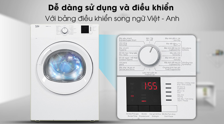 Bảng điều khiển hỗ trợ tiếng Việt