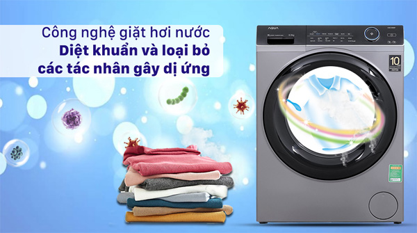 Máy giặt Aqua Inverter 9.0 KG AQD-A900F S (mới 2021)