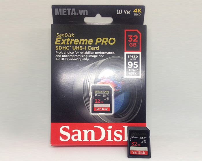 Thẻ nhớ máy ảnh 32GB SanDisk Extreme Pro SDHC SDSDXXG-032G-GN4IN