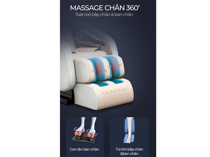 Chế độ massage chân độc đáo