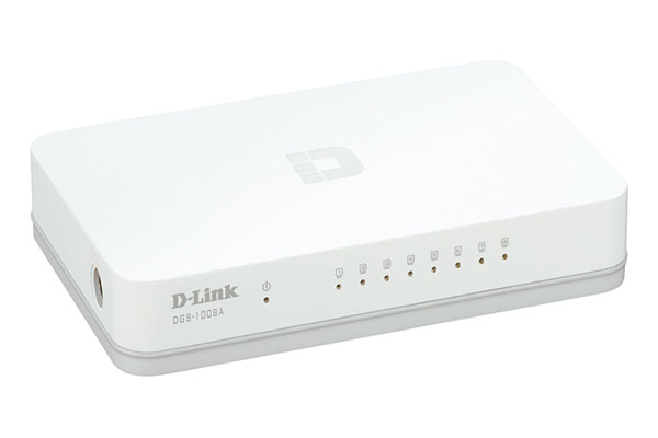 Switch with 8 PoE Ports D-Link DES-1008A