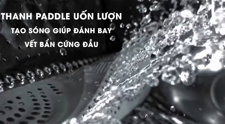 Thiết kế tạo luồng sóng khỏe đánh bật mọi vết bẩn