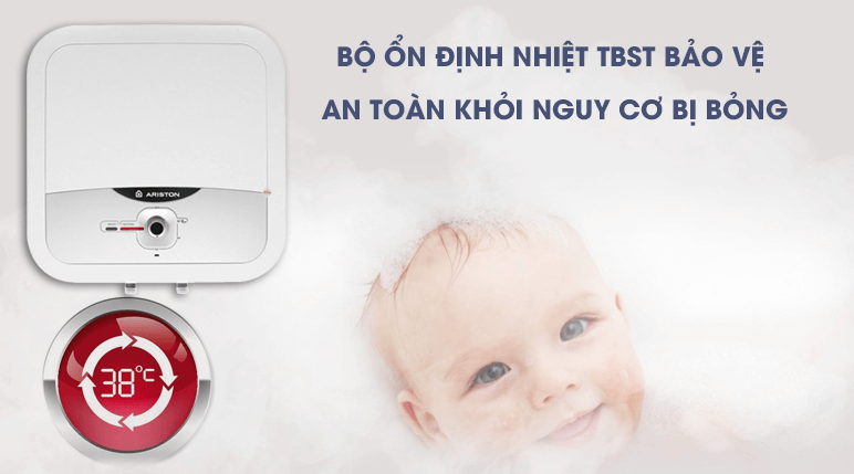 Tính năng chống bỏng nhờ bộ phận cảm biến nhiệt TBST