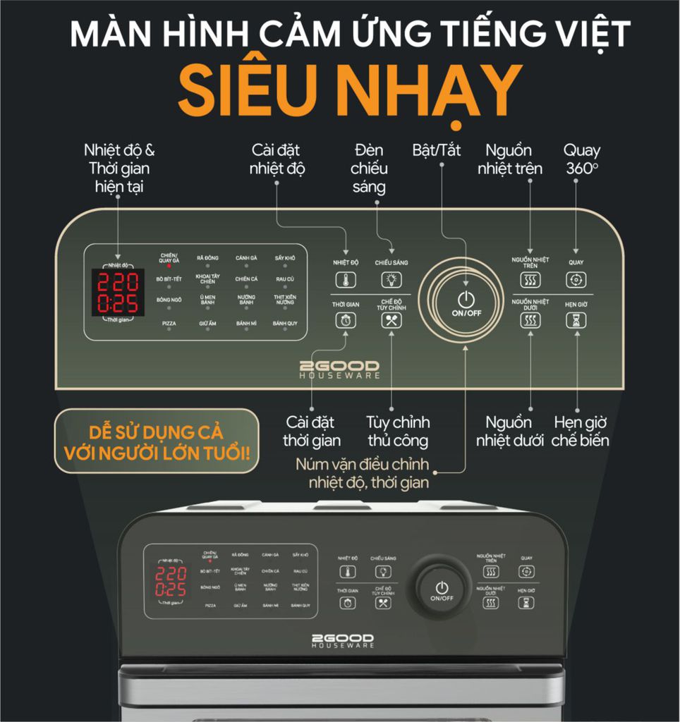 Bảng điều khiển tiếng Việt siêu nhạy