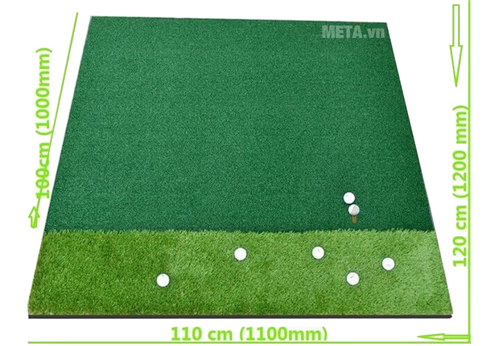 Thảm tập Golf Swing 110cm x 120cm
