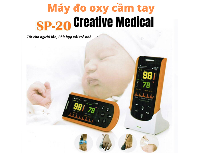 Máy đo SP02 Creative Medical SP-20