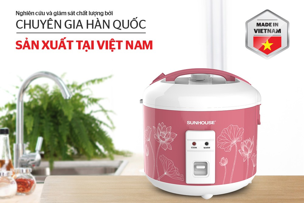 Nồi cơm điện 1.8 lít Sunhouse SHD8609