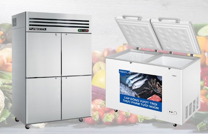Các loại tủ đông công nghiệp đứng và nằm