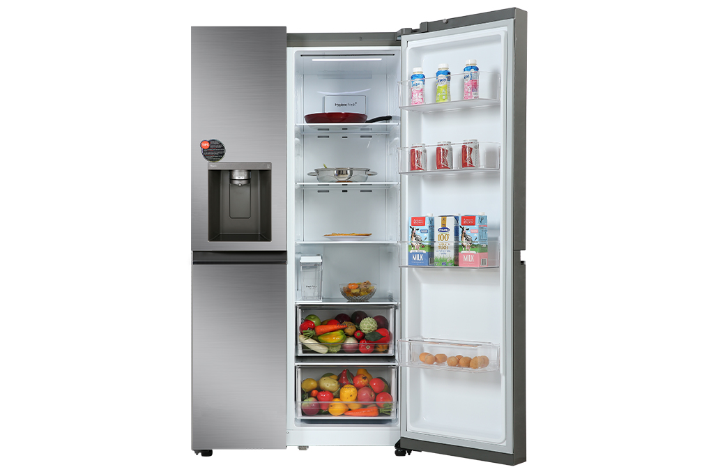 Tủ lạnh LG GR-D257JS được áp dụng 2 công nghệ làm lạnh hiện đại bảo quản thực phẩm tốt