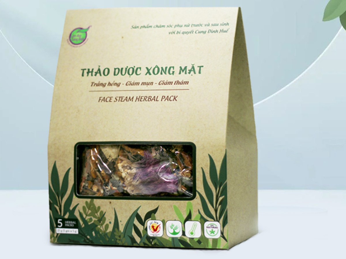 Thảo dược xông mặt Bảo Nhiên (2 hộp x 25gr)