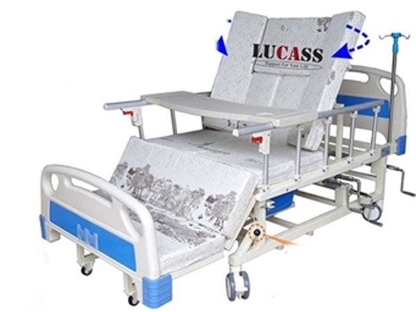 Giường y tế đa chức năng 4 tay quay Lucass GB-63C