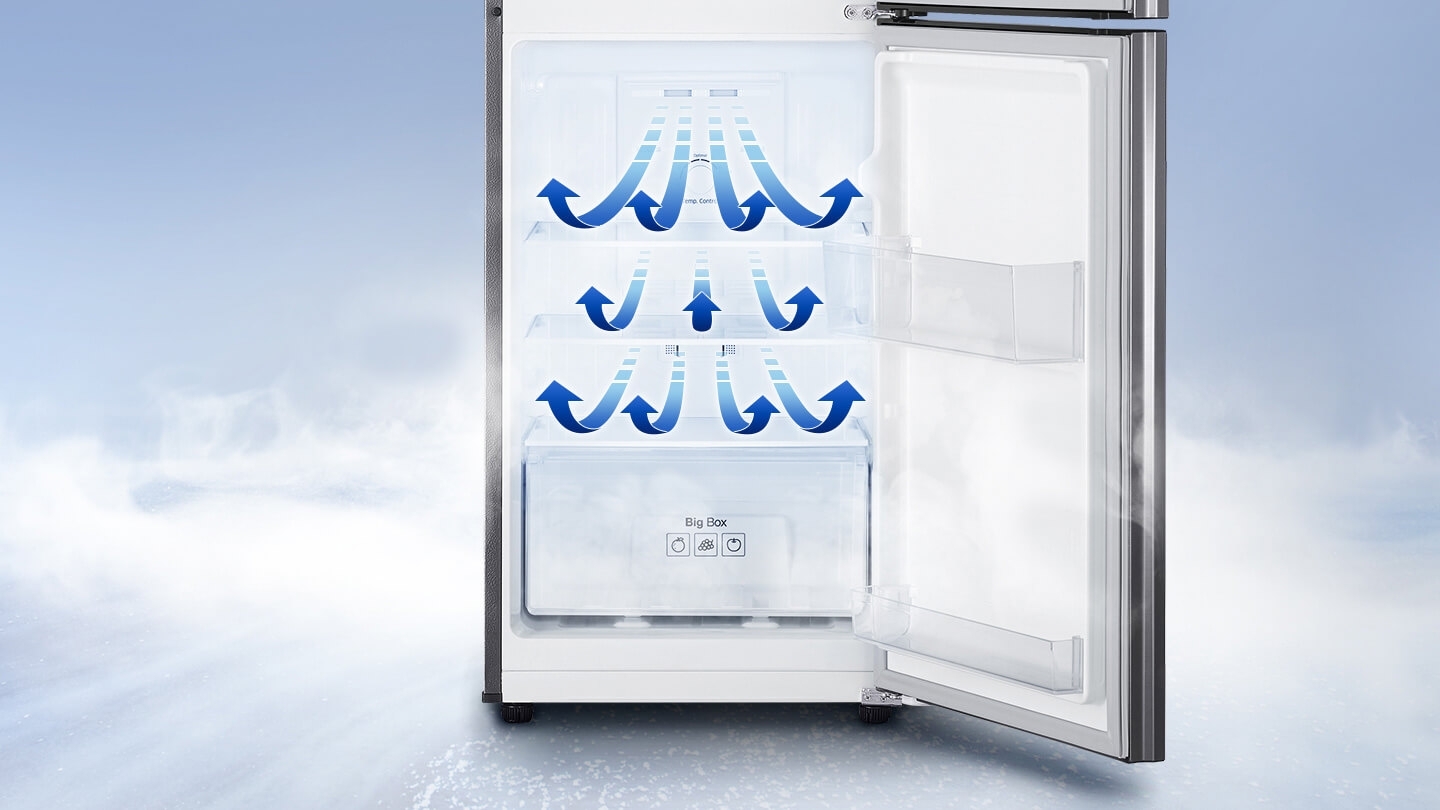 Tủ lạnh Samsung Inverter 208 lít RT19M300BGS SV ứng dụng công nghệ làm lạnh vòm