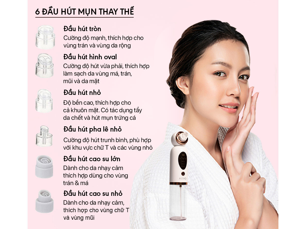 Máy hút mụn AEVO Acne Remover (AE68-061W)