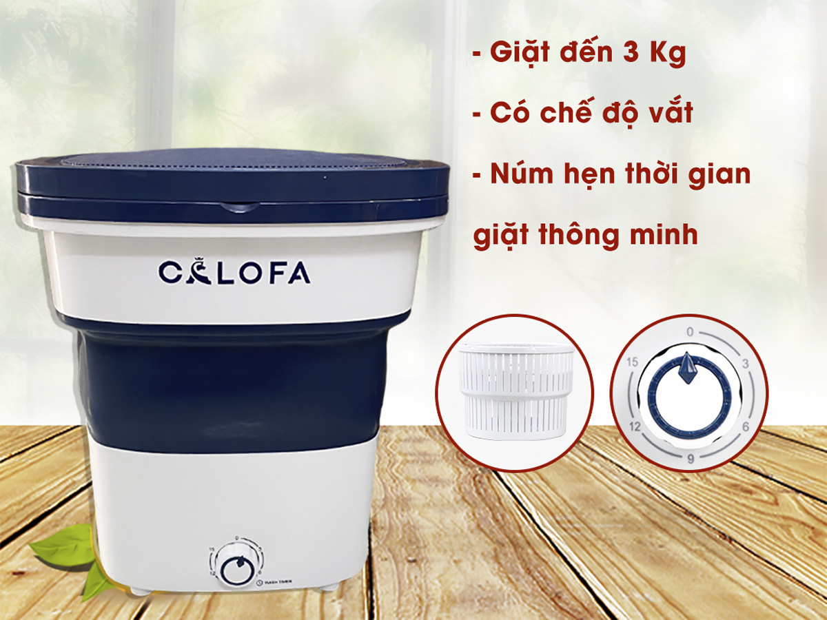 Calofa CA-500 có cơ chế giặt thông minh sẵn sàng làm sạch mọi vết bẩn