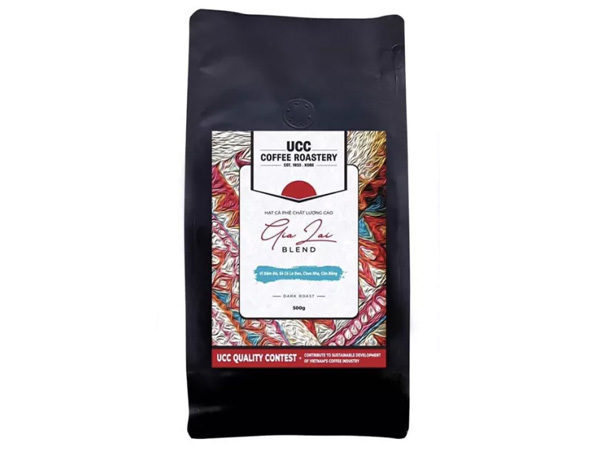 Cà phê hạt UCC Gia Lai Blend (gói 500g)