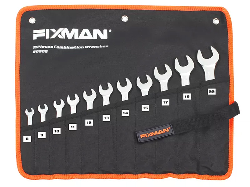 Bộ cờ lê vòng miệng 11 chi tiết Fixman B0908