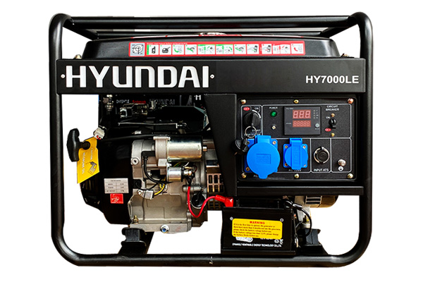 Máy phát điện xăng Hyundai HY7000LE (5.0 - 5.5Kw)