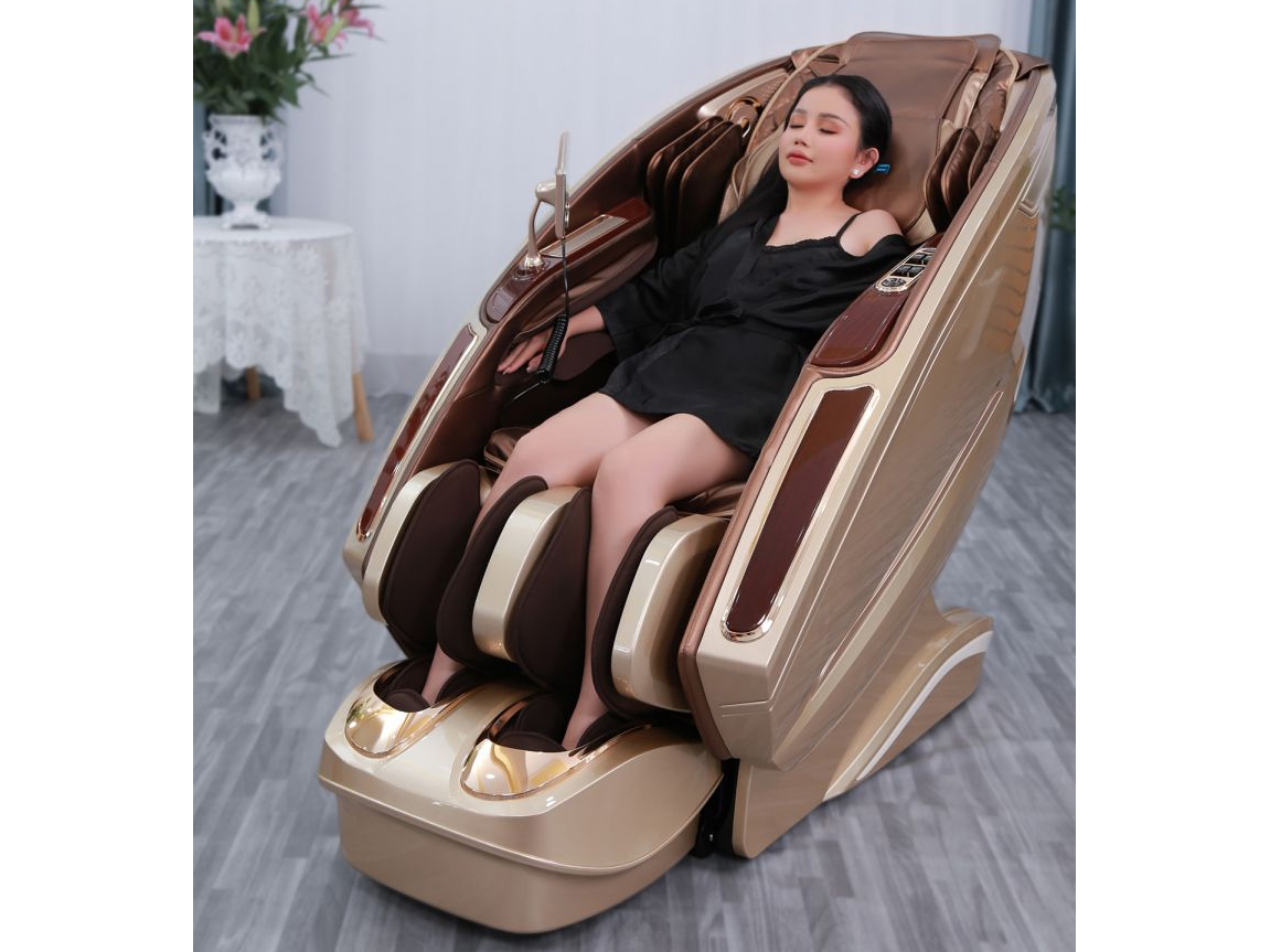 Ghế massage thư giãn toàn thân Sumika A868 (Gold)