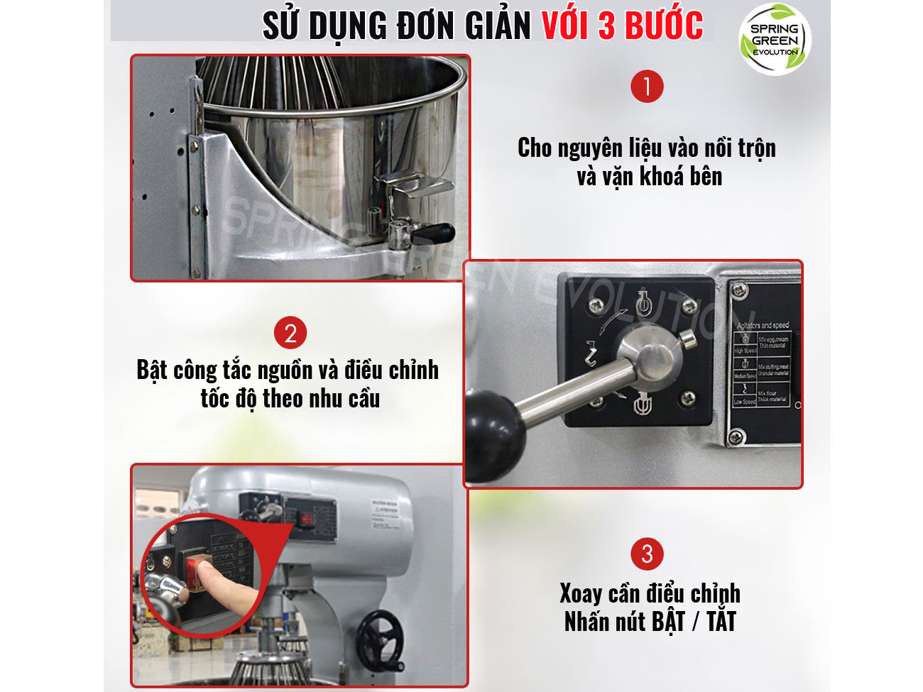 Máy trộn bột, thực phẩm EM60