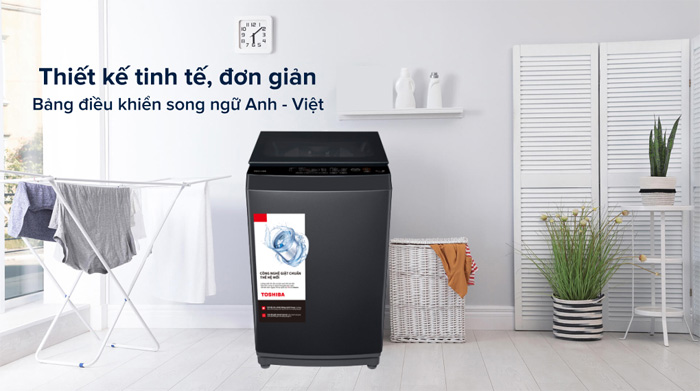 Máy giặt hỗ trợ tiếng Việt giúp bạn thao tác dễ dàng hơn