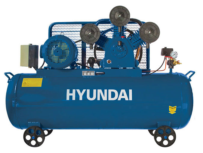 Máy nén khí Hyundai có bình khí 220 lít Máy nén khí Hyundai