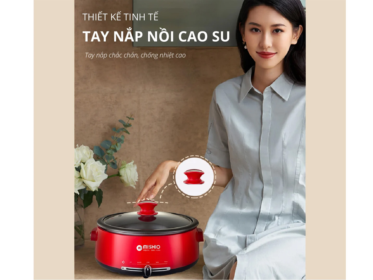 Tay nắp chống bỏng