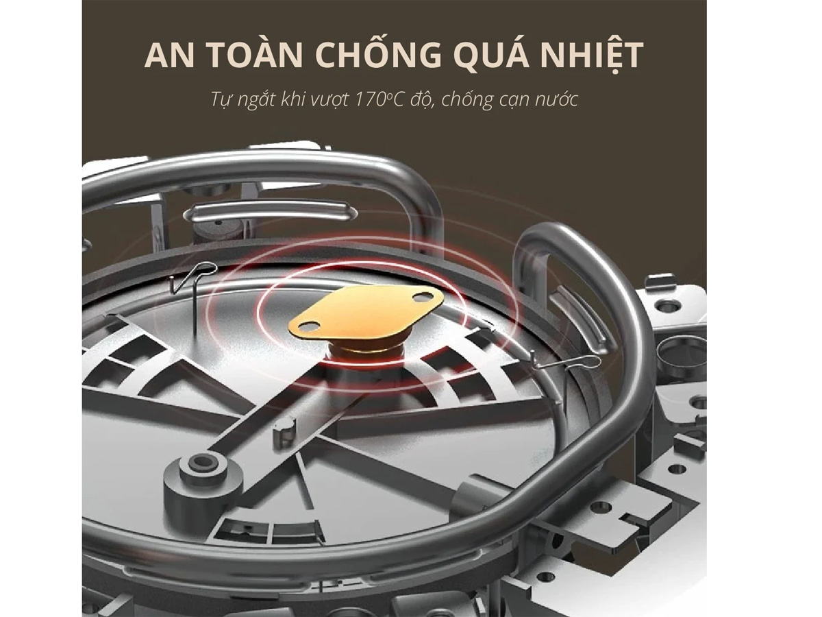 Chống quá nhiệt đảm bảo an toàn khi vận hành