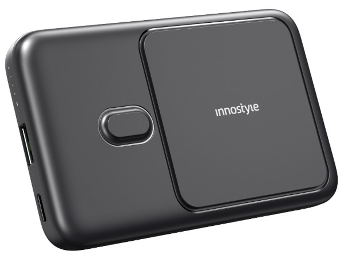 Sạc dự phòng iPhone Innostyle Powergo Magnectic PD/QC3.0 10.000mAh IM22PD Black (22.5W)